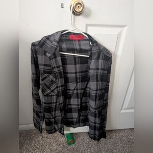 Blackcraft Plaid Button-Up Shirt